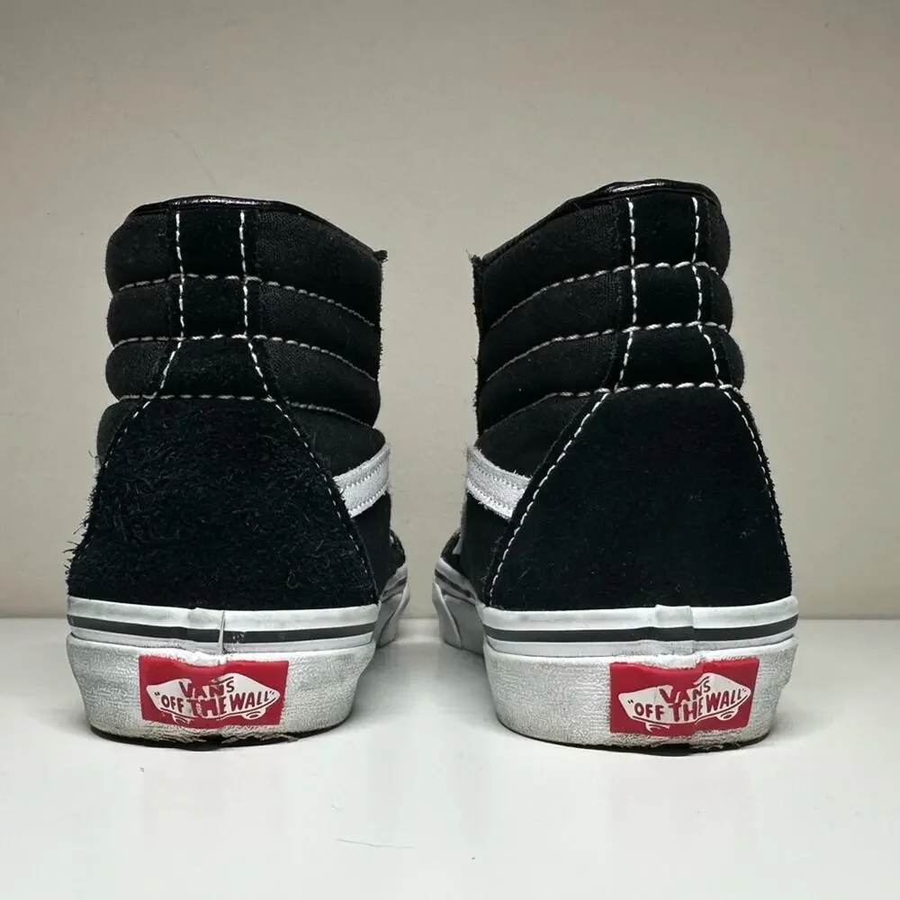 Vans | Kids Sk8-Hi Shoe | Black/White | Kids Size 3